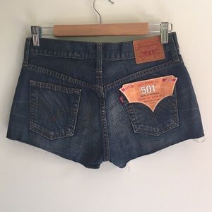 NWT Levi 501 Denim Cutoffs